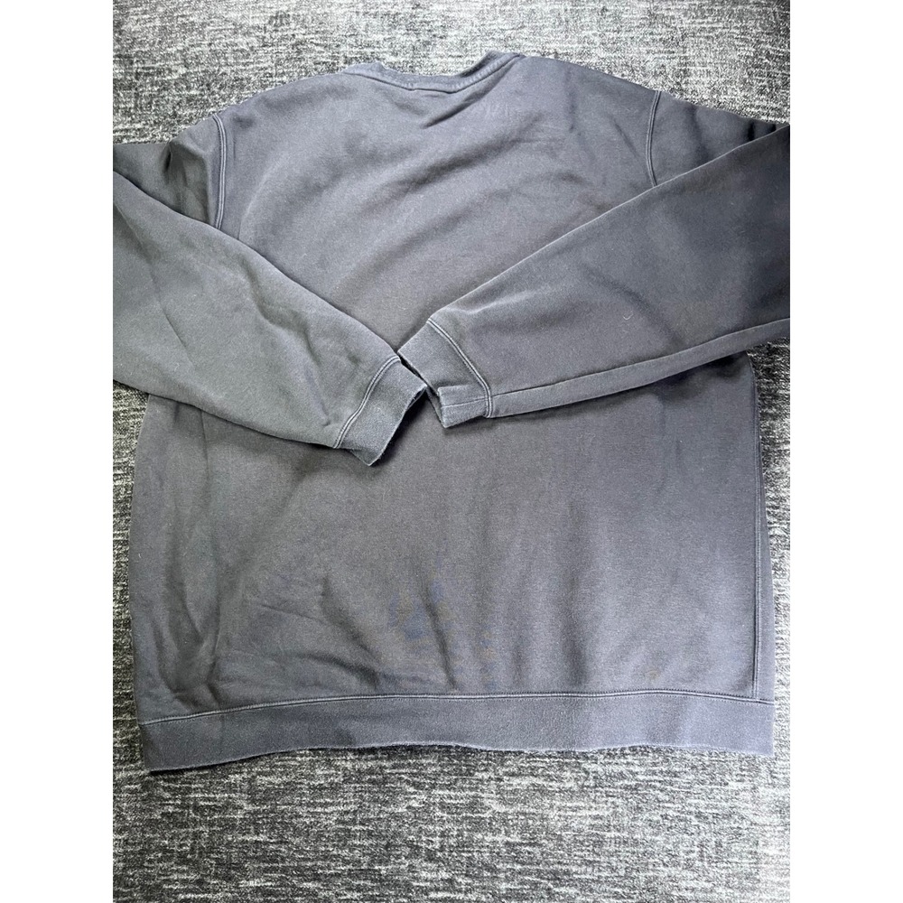 Nike Sweatshirt Mens XXL Black Eagle Graphic Swoosh Pullover Fleece Crewneck - Picture 5 of 6